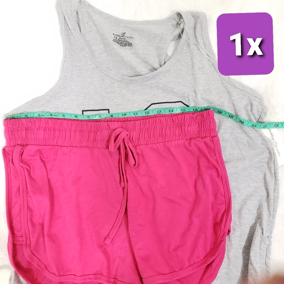🆕2 Piece Love Pajamas Sleep Set Tank Shorts - Picture 6 of 7